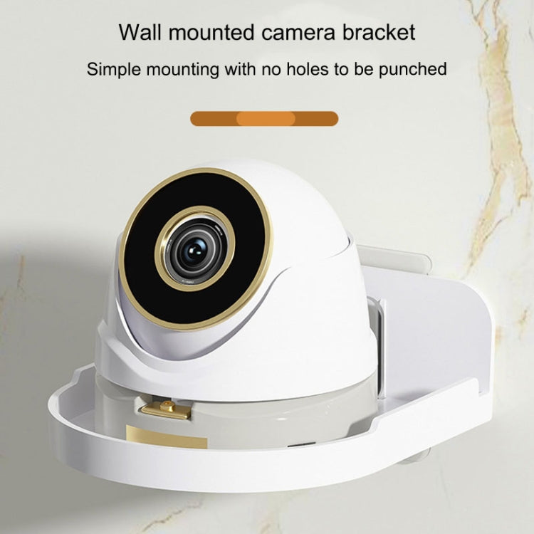 Traceless Wall Mounted Camera Bracket Home No-Punch Surveillance Rack Router Shelf, Transparent Traceless Wall Mounted Camera Bracket Home No-Punch Surveillance Rack Router Shelf, Transparent